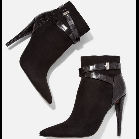 JustFab Khloelle Ankle Boots size 7.5 - Picture 6 of 9